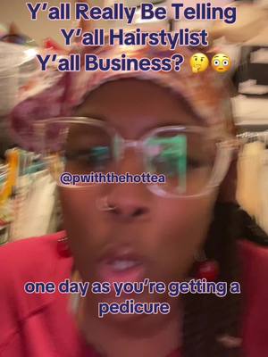 A post by @peanutbutterbarbie on TikTok caption: Y’all like playing Russian Roulette I guess! 😩🤷🏾‍♀️ Go yo the 🔗 in my profile for the rest! 🫢 #lies  #secrets #storytelling  #hairstylist 