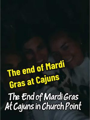 A post by @halthecajunladyaccent on TikTok caption: The end of Mardi Gras at Cajuns Evemt Center dancing and passing a good time! #mardigras #louisianacheck #churchpoint #halthecajunladyaccent #cajunladycouillon #creoletiktok #louisiana 