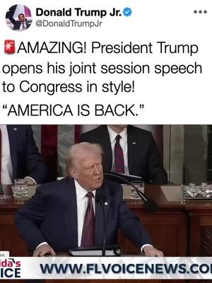 A post by @donaldjtrumpjr on TikTok caption: 🇺🇸🇺🇸🔥🔥