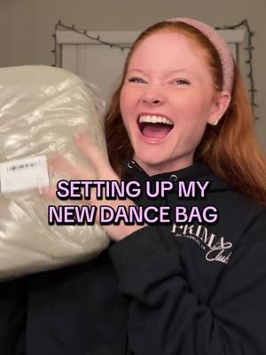 A post by @mackenziedaviz on TikTok caption: set up my new dance bag with me!! ❤️ @BAGSMART @Owala @Rare Beauty @Freed of London @Summer Fridays @Rom&nd US #ballet #ballerina #pointe #pointeshoes #dance #dancer #ballettok #balletcore #balletclass 