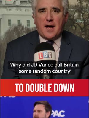 A post by @lbc on TikTok caption: Simon Marks says JD Vance is 'doubling down' in a bid to show that he can be as outrageous as Donald Trump. #lbc #simonmarks #us #uk #donaldtrump #jdvance #trump #news #uspolitics