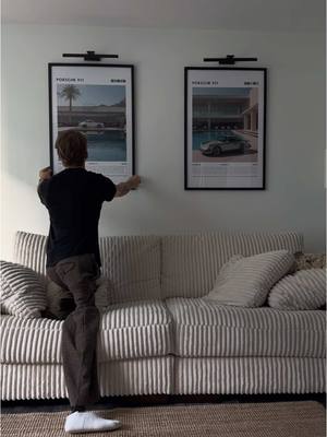 A post by @slevtaylor on TikTok caption: These posters completed my new space! 