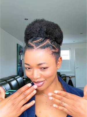 A post by @olivia_chukwu on TikTok caption: Easy diy hairstyle 😍 #olivia_chukwu #naturalhair 