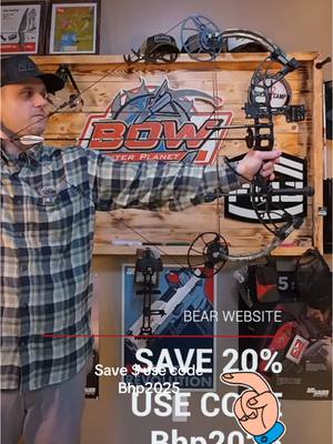 A post by @bowhunterplanet on TikTok caption: One of the most popular archery bows on the market is the Bear Curzer G4 #archery #bowhunting this bow fits a huge variety of archers 