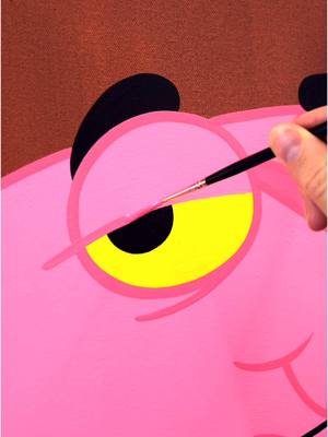 A post by @jamesllewis on TikTok caption: I wonder how many of you recognise this character 🤔 #illustration #Art #pinkpanther 