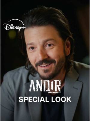 A post by @starwars on TikTok caption: Diego Luna and the cast take us behind the scenes of #Andor Season 2. Stream the series April 22, only on @Disney+.