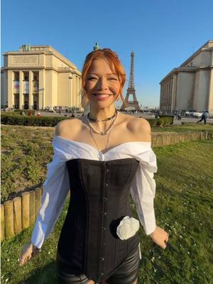 A post by @mimiermakeup on TikTok caption: Couldn’t do the real dance cuz i cant move in this corset 🥰