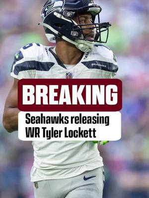 A post by @nfloncbs on TikTok caption: The Seahawks are releasing Tyler Lockett after ten years with the team 