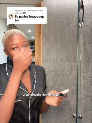 A post by @socharmante on TikTok caption: Réponse à @Marcelo 🇬🇦 Je suis tellement dans ma pipelette Era 😭 #grwm 