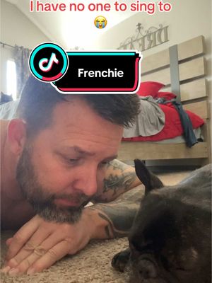 A post by @caliboy17_17 on TikTok caption: She’s a good sport #petsoftiktok #frenchie #alabama #dadsoftiktok #sing #fun #positivity 