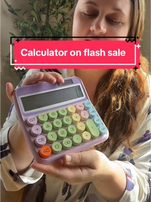 A post by @favefindsontts on TikTok caption: Grab this calculator before it sells out!!! #calculator #calculators #office #desk #workfromhome #student #musthaves 