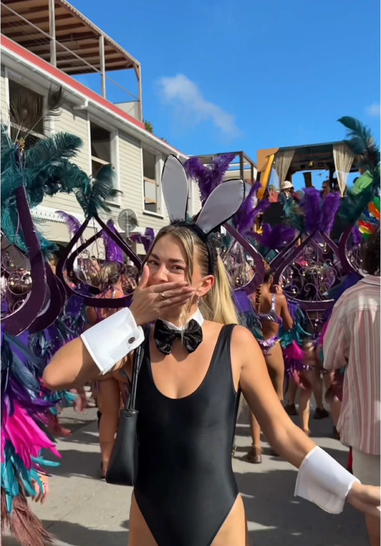 A post by @lolowbatt on TikTok caption: Hugh Hefner got me #carnaval 