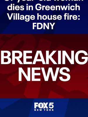 A post by @fox5newyork on TikTok caption: An 81-year-old woman is dead after a fire broke out in her home in Greenwich Village on Wednesday, according to the FDNY. The FDNY told Goetz daughter that it appeared to have been an electrical issue in either the bathroom or kitchen.