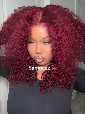 A post by @iamaunusti on TikTok caption: @BangJazzhairofficial @bangjazzhair 🍒 #wiginstall #wiginfluencer #beautycreator 