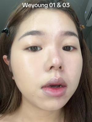 A post by @sreynea_nea on TikTok caption: I mix 01 = 70% and 03 = 30% 💗 favourite combo #sreynea #sreyneanea #weyoung #weyoungcambodia 
