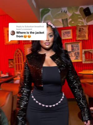 A post by @therealbeautymia on TikTok caption: Replying to @Suburban breadfruit lover Ladies I added the link to my jacket below to this video 🫶🏽 #fypシ 