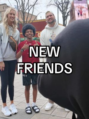A post by @tyler.bergantino on TikTok caption: we always make new friends @Nancy Mulkey 