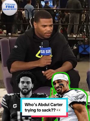 A post by @nfloncbs on TikTok caption: Best believe Abdul Carter will get to some QBs at the next level #nflfootball #nfl #fypシ゚viral #football #nflmemes #nflcombine 