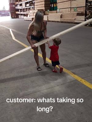 A post by @kat_pesch on TikTok caption: My help walked off 🤣
