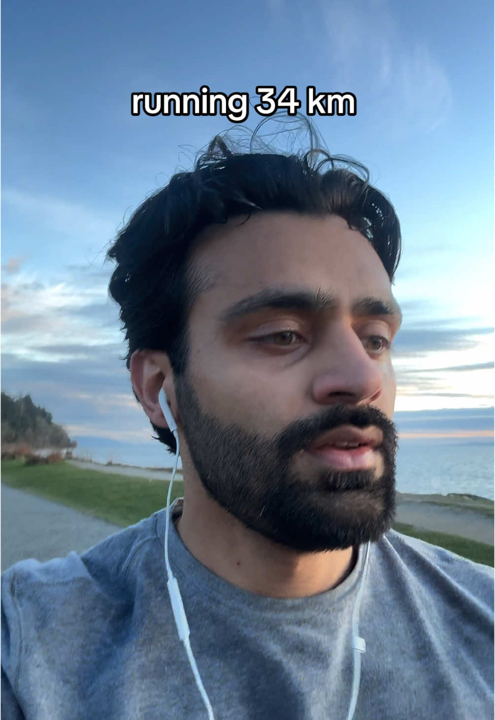 A post by @swarndeepgill on TikTok caption: is it ok to listen to one song for the whole run?