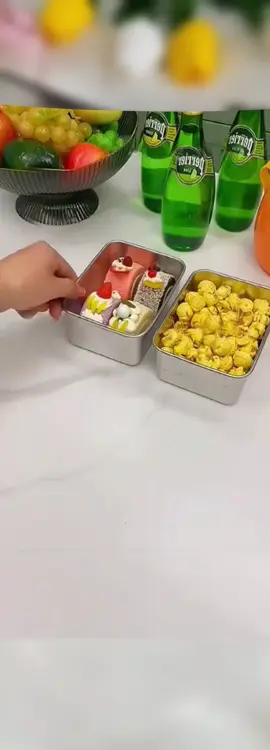 A post by @david_fan22 on TikTok caption: "🥗✨ Stainless steel meal prep box with a sealed lid – perfect for storing fruits, side dishes, and more! Ideal for kitchen organization and outdoor picnics. #MealPrepBox #StainlessSteelTray #KitchenStorage #PicnicEssentials"#Loveyourboobs 
