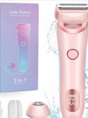 A post by @lovedoll42 on TikTok caption: Smooth & Painless Shaving! ✨Say goodbye to nicks & cuts—this 2-in-1 electric shaver ensures effortless, irritation-free hair removal! #SilkySkin #PainlessShaving #EffortlessBeauty #SelfCareEssential #GlowUp