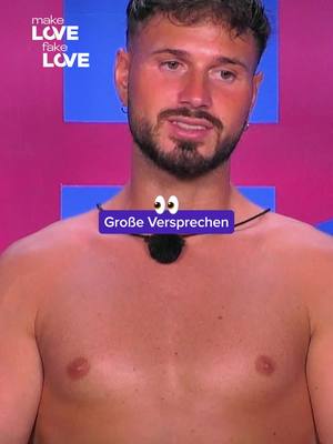 A post by @rtlplus on TikTok caption: Selbst wir wissen nicht mehr, ob das ernst gemeint ist oder nicht 🤔 Was denkt ihr? Hat Maurice Gefühle für Karine aufgebaut oder versucht er nur, die Gewinnsumme für sich und Freundin Smilla zu sichern? 💰 Die neue Folgen von "Make Love, Fake Love" seht ihr JETZT auf RTL+! 🍿 #RTLPlus #MakeLoveFakeLove #REJU #KarinaWagner #JaninUllmann #MLFL #Staffel3 #RTLPW #WhatToWatch