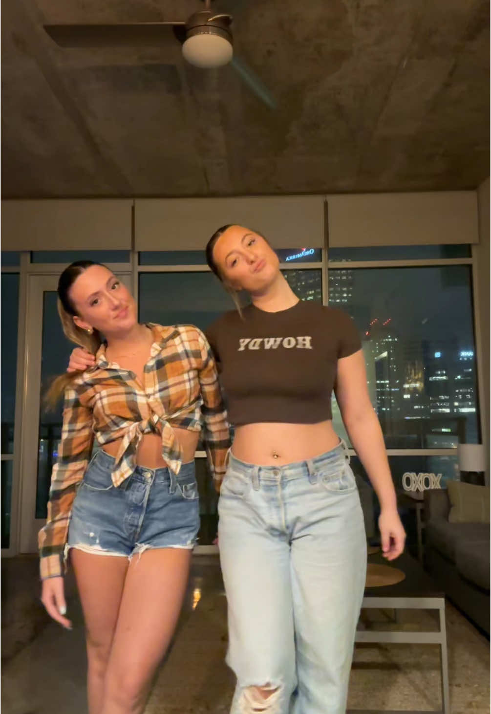 A post by @kaylee.beckner on TikTok caption: broke out the boots last night for sum line dancing @Lauren grace ⚡️ 