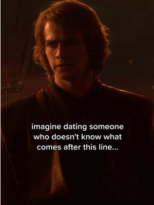 A post by @starwars on TikTok caption: say it. For more Anakin and Obi-Wan watch #RevengeoftheSith streaming on @Disney+.
