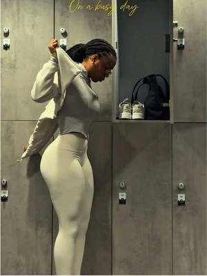 A post by @uchembastrives on TikTok caption: Still do what you can at the gym on a busy day  Pre workout: @5PercentNutrition  Discount code; UCHE15  #fyp #fittok #lowerbodyworkout 
