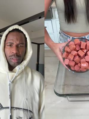 A post by @kelz on TikTok caption: #duet with @fuelfitfinds #wienerdog 