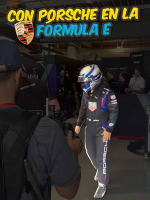 A post by @kunaguero on TikTok caption: Primer día con Porsche en la Fórmula E