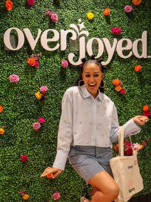 A post by @tiamowry on TikTok caption: I’m #Overjoyed to be sharing this with YOU! 💛 Check out my latest Instagram post to see how you can win a $500 shopping spree at any Albertsons Co. store, a special gift from me and my friends at Overjoyed, and more! https://www.instagram.com/overjoyedbrand/