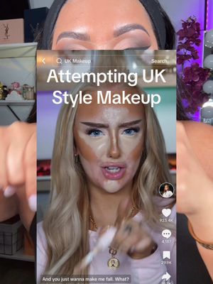 A post by @rocio.roses on TikTok caption: Attempting UK Baddie Makeup!!!😱 how did I do?? Inspo: @Cariadryan @Jordan you ladies inspire me daily!🤍🥹🫶🏼 #ukmakeup #ukstyle #makeup #ukmakeuptiktok #tutorials 