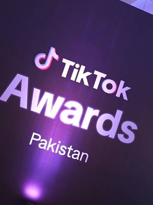 A post by @pktiktokofficial on TikTok caption: What a night! #tiktokawardspk ✨