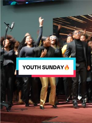 A post by @mark_e_04 on TikTok caption: This ARRANGMENT. Still has me dancing while looking at the phone🤣#churchtiktok #ablaze #cogic #ablazeyouthchoir #fyp 