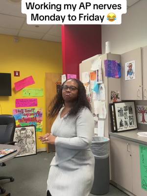 A post by @drkamilah_thaprincipal on TikTok caption: Working his nerves 24/7, 5 days a week 😂😂😂😂 #principalsoftiktok #PrincipalK #blackexcellence #assistantprincipalsoftiktok 