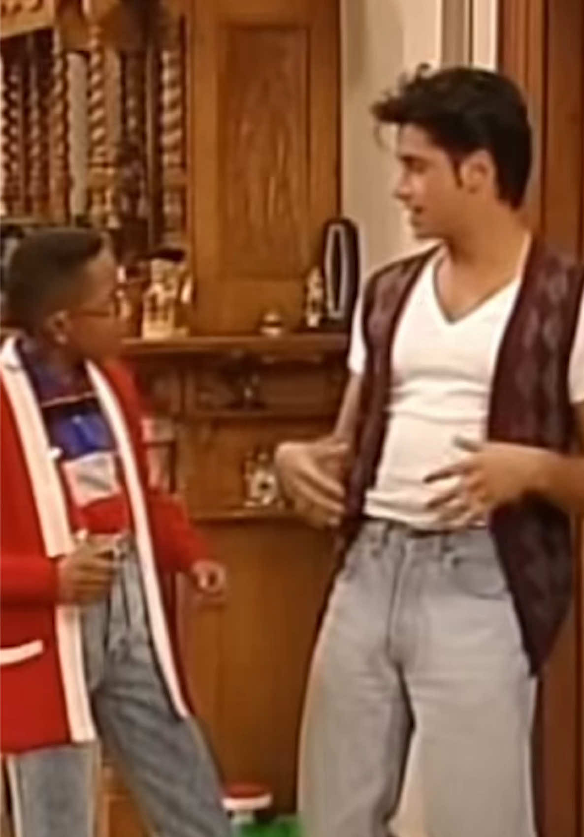 A post by @johnstamos on TikTok caption: TGIF… Urkel’s still cooler than Uncle Jesse.