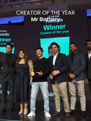 A post by @pktiktokofficial on TikTok caption: Shoutout to all the winners of TikTok Awards 2024 🏆✨ #tiktokawardspk 