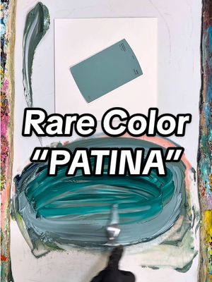 A post by @fritzdoesart on TikTok caption: RARE Color Match: “Patina” 🗽🎨