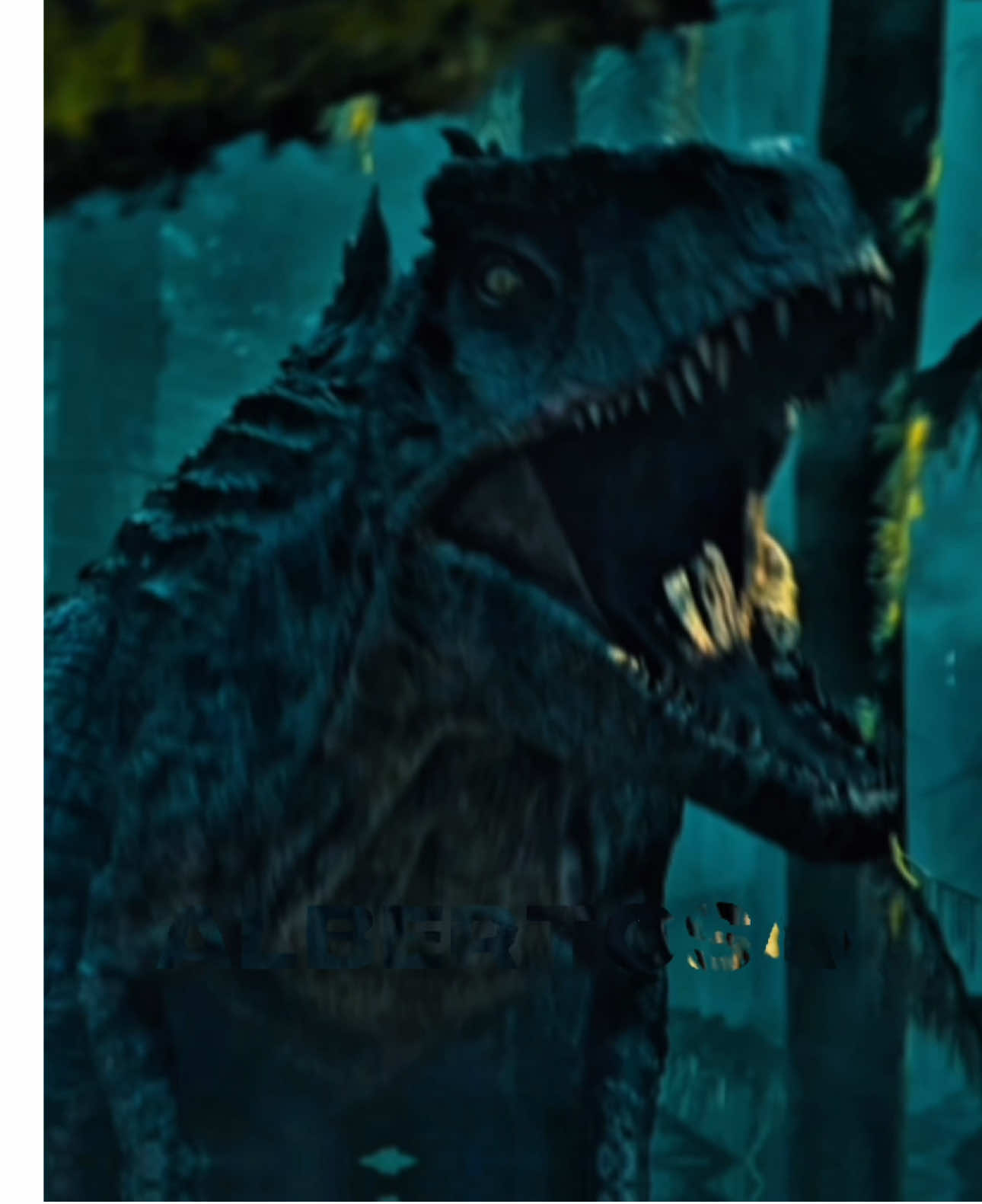 A post by @the_rat_cooker on TikTok caption: The Giga did not care that their was an active volcano right behind him @@GigZZanotoZauruZ##Jurassicorld #g#giganotosauruse#edit@MIXMHO 🦖🦕 DINOSAUR