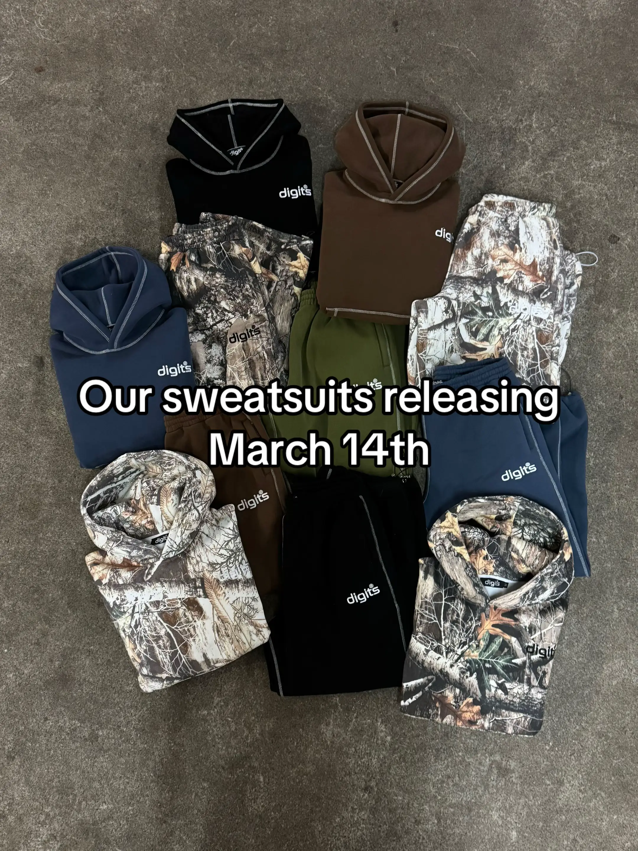 A post by @digits238 on TikTok caption: The best sweatsuit to ever exist #fyp #clothingbrand #baggy #pants #comfort #brand #hoodie 