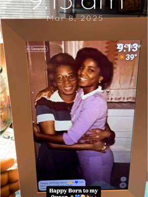 A post by @musiqislovee on TikTok caption: “Happy Birthday to the most amazing mom in the world!💙🎉🥳🙌🏾☀️….(I got her to ugly cry) From the very beginning, you’ve been my biggest supporter, my greatest teacher, and my source of unconditional love. Your kindness, strength, and wisdom inspire me every single day. I’m beyond grateful for everything you do and for the incredible person you are. Wishing you a day filled with love, laughter, and all the happiness you bring to those around you. Love you so much, Mom!💙 #capcut #aigenerated #happybirthdaymom