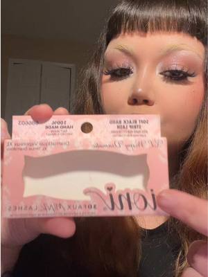 A post by @earthxluvr on TikTok caption: they are the ioni XL Wispy Dramatic 3D Faux Mink Lashes if ur wondering ♥️