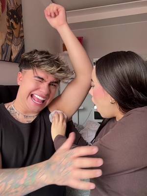 A post by @nicolebernaal on TikTok caption: Le depile las AXILAS a mi novio 😂❤️ @OMGBelleza #parati 