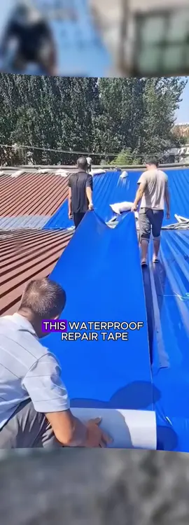 A post by @david_fan22 on TikTok caption: "Leaky roof? Fix it yourself with this waterproof repair tape! 🏠💧 Strong adhesion, weatherproof, and perfect for sealing roof cracks instantly! No need for costly repairs—just peel, stick, and seal! 🔥 Get yours now! 🛒✨ #RoofLeakFix #WaterproofSeal #HomeRepair #EasyFix #MustHaveTool #TikTokShopLastChance #TikTokShopNewYearNewAura #tiktokshopspringglowup #spotlightfinds"