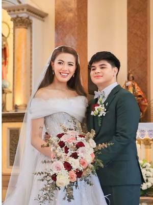 A post by @ on TikTok caption: Congrats 💍👰🤵💒 @Bugoy Cariño 