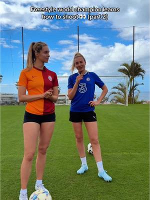 A post by @lia.lewis on TikTok caption: The journey to learning how to shoot continues… 👀 I just had to miss that socceraid shot 😭😂 #freestylefootball #womensfootball #girlssoccer #footballtiktok 
