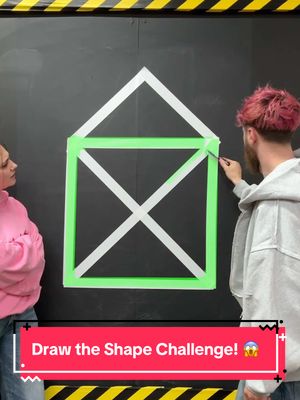 A post by @jakebsweet on TikTok caption: Draw the Shape Challenge! 😱