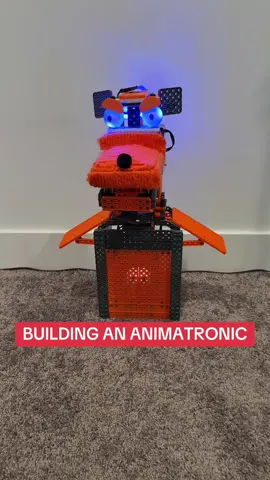 A post by @carsonsnopro on TikTok caption: BUILDING MANGLO 🤖 I gotta come up with a name for him still. More uploads coming! #manglothemonkey #fnafsecuritybreach #fnaf2 #fnafmovie #scary #fyp #viral 